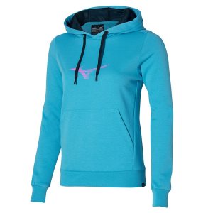 Mizuno Athletics Grafika Hoody Modre | YLZNH0521