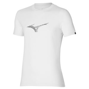 Mizuno Athletics Rb Tee Biele | EHMSA1597