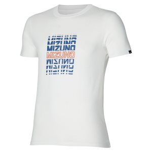 Mizuno Athletics Tee Modre | QNRWD3085