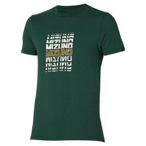Mizuno Athletics Tee Červené | HYUQC8361