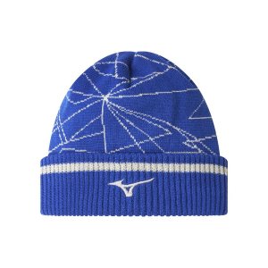 Mizuno Breath Thermo Grafika Beanie Modre | QGUFP4150
