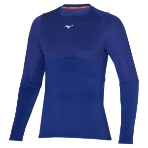 Mizuno Breath Thermo Long Sleeve Modre | SXNQE4916
