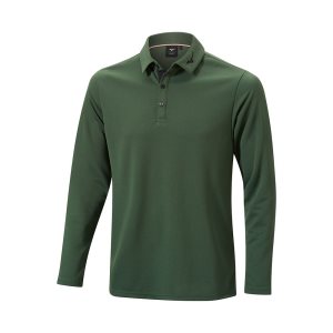 Mizuno Breath Thermo Zimná L/S Polo Zelene | CHFUW0785