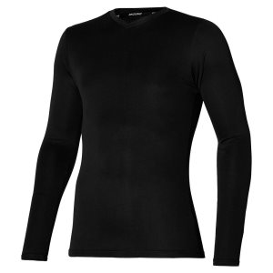 Mizuno Bt Under V Neck Longsleeve Čierne | ACVPO6513
