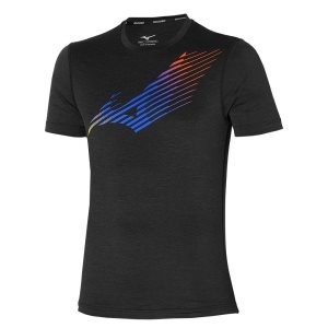 Mizuno Core Grafika Rb Tee Čierne | GNIOW7345