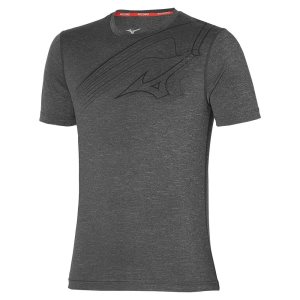 Mizuno Core Grafika Run Tee Čierne | BXFPR9753
