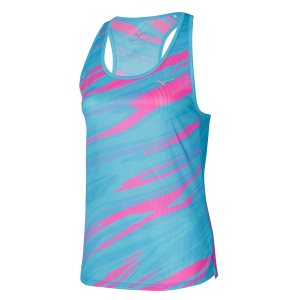 Mizuno Dryaeroflow Grafika Tank Hnede | UCOER0673