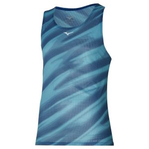Mizuno Dryaeroflow Grafika Tank Čierne | WQSYL6451
