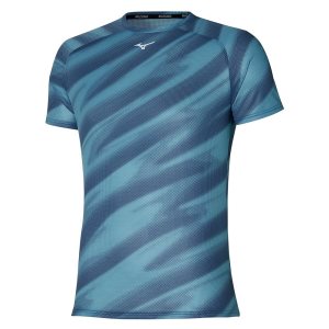 Mizuno Dryaeroflow Grafika Tee Ruzove | RMJUL5681