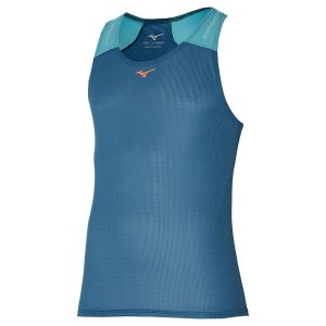 Mizuno Dryaeroflow Tank Modre | VBXYJ2849
