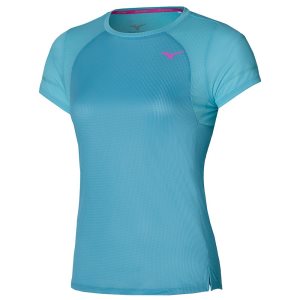 Mizuno Dryaeroflow Tee Modre | TAZMC0425