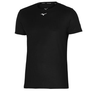 Mizuno Dryaeroflow Tee Čierne | HNRJQ1209