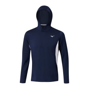 Mizuno G-style Hoodie Modre | XTJOR0524