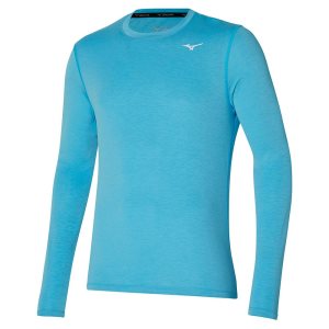 Mizuno Impulse Core Ls Tee Modre | ALWRM5490