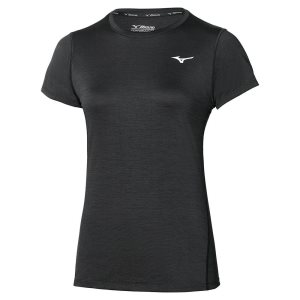 Mizuno Impulse Core Tee Čierne | KNDRO3409