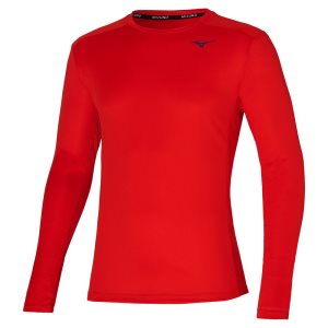 Mizuno Inifinity 88 Ls Tee Červené | MLPWG3912