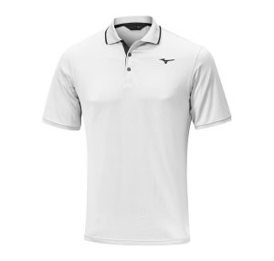 Mizuno Move Tech Quick Dry Polo Plus Biele | YMAWE2096