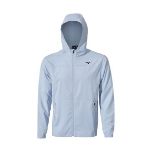 Mizuno Mt Drizzle Hoodie Tmavo Siva Modre | ETUAF5917