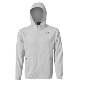 Mizuno Mt Drizzle Hoodie Tmavo Siva Siva | ZIDYM8542