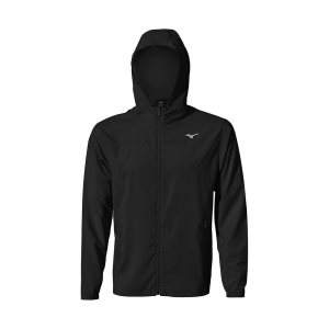 Mizuno Mt Drizzle Hoodie Tmavo Siva Čierne | KJVPW9543