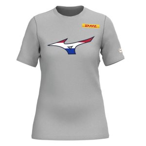Mizuno Nevobo Nederland T-shirt Siva | QRZKC8962