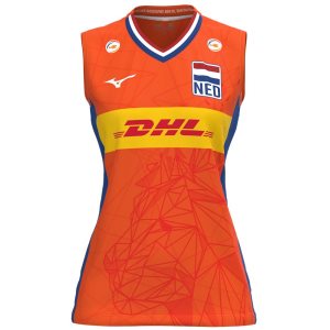 Mizuno Nevobo Replica Shirt Oranžové | MXGKS5034
