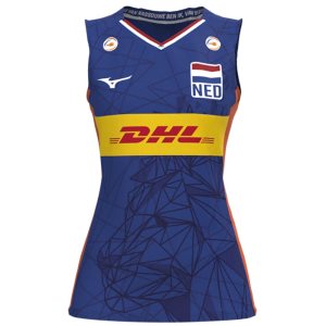 Mizuno Nevobo Volleyball Match Blue Shirt Modre | AFYDP0928