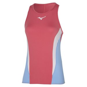 Mizuno Printed Tank Červené | YNSPU5830