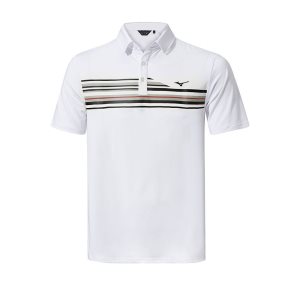Mizuno Qd Elite Stripe Polo Biele | YAQJC3608