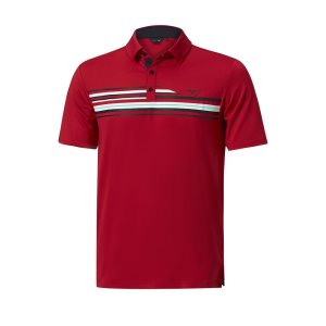 Mizuno Qd Elite Stripe Polo Červené | RJKDH5709