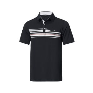 Mizuno Qd Elite Stripe Polo Čierne | UKPZC1594
