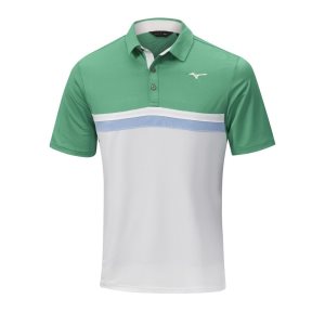 Mizuno Quick Dry Horizon Polo Zelene | GLXTZ1542