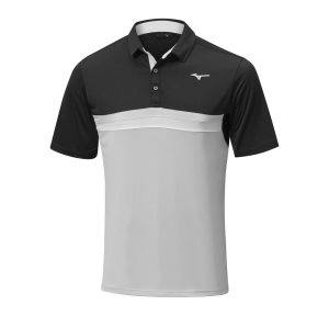 Mizuno Quick Dry Horizon Polo Čierne | WNJQC3426