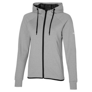 Mizuno Rb Sweat Hoodie Siva | DRTXG8130