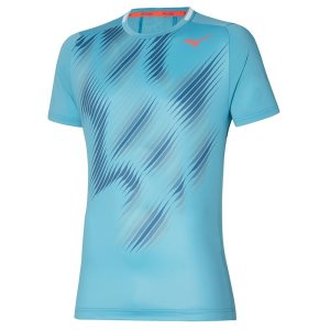 Mizuno Shadow Grafika Tee Siva Čierne | ZJGFM9358