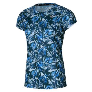 Mizuno Two Loop 88 Tee Printed Modre | FCPHV9367