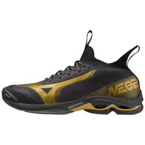 Mizuno Wave Lightning Neo2 Čierne Zlate | OZEVS0571