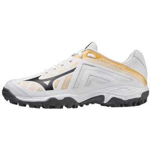 Mizuno Wave Lynx Junior Biele Zlate | XPWRN7309