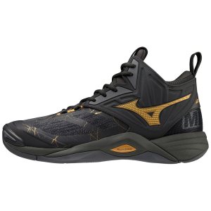 Mizuno Wave Momentum 2 Stredne Čierne | DAIKU9765