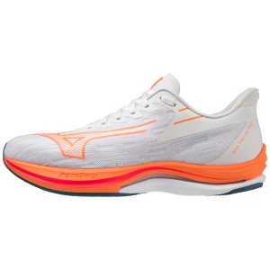 Mizuno Wave Rebellion Sonic Biele Svetlo Oranžové Modre | VTYUI2369