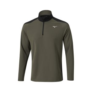 Mizuno Zimná Breeze 1/4 Zip Tyrkysové Zelene | EDPTM1629